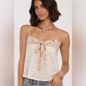 Bandolera | L | Eyelet Cotton/Modal Top